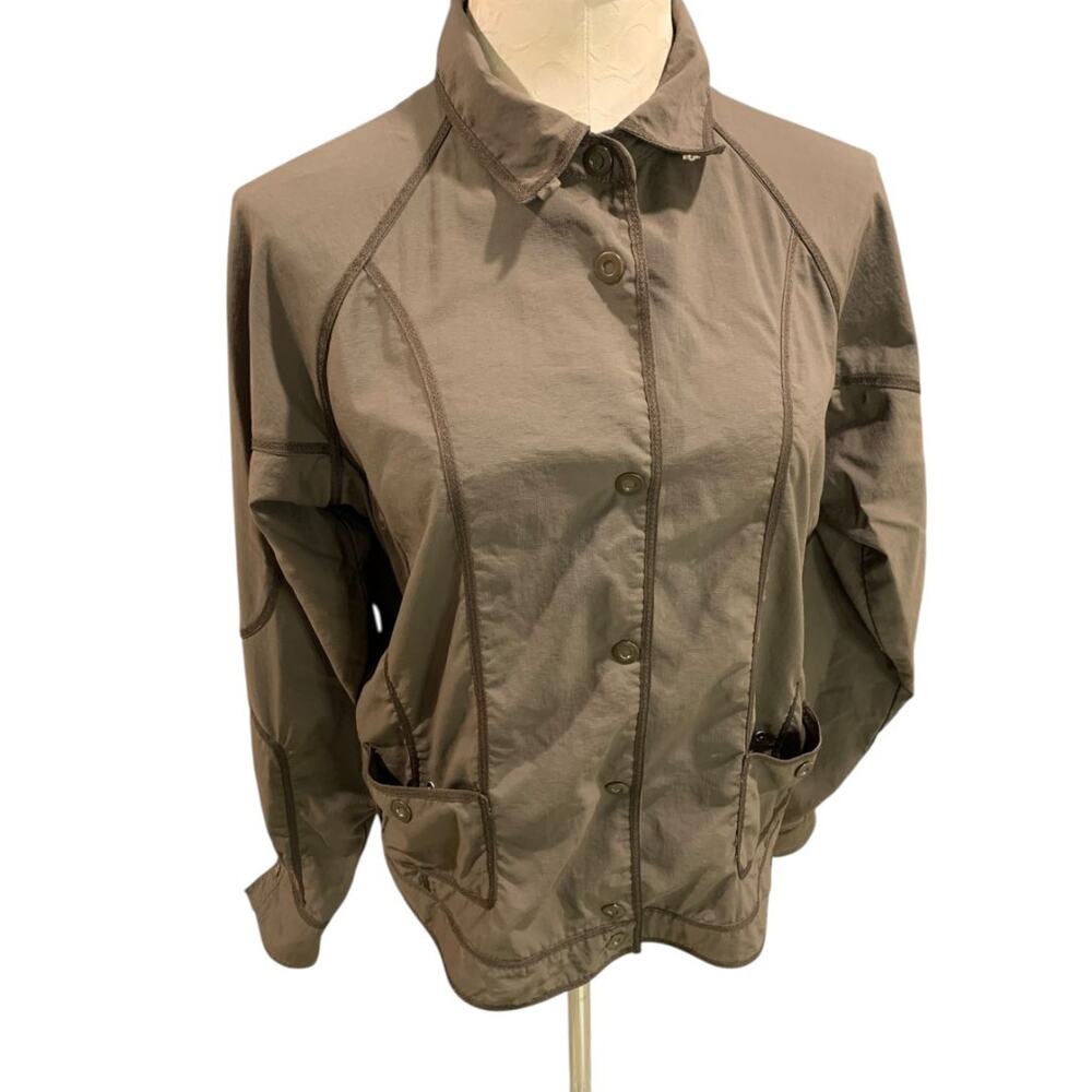 Size XL Columbia Titanium Womens OmniDry Jacket Snap Up - Picture 4 of 10